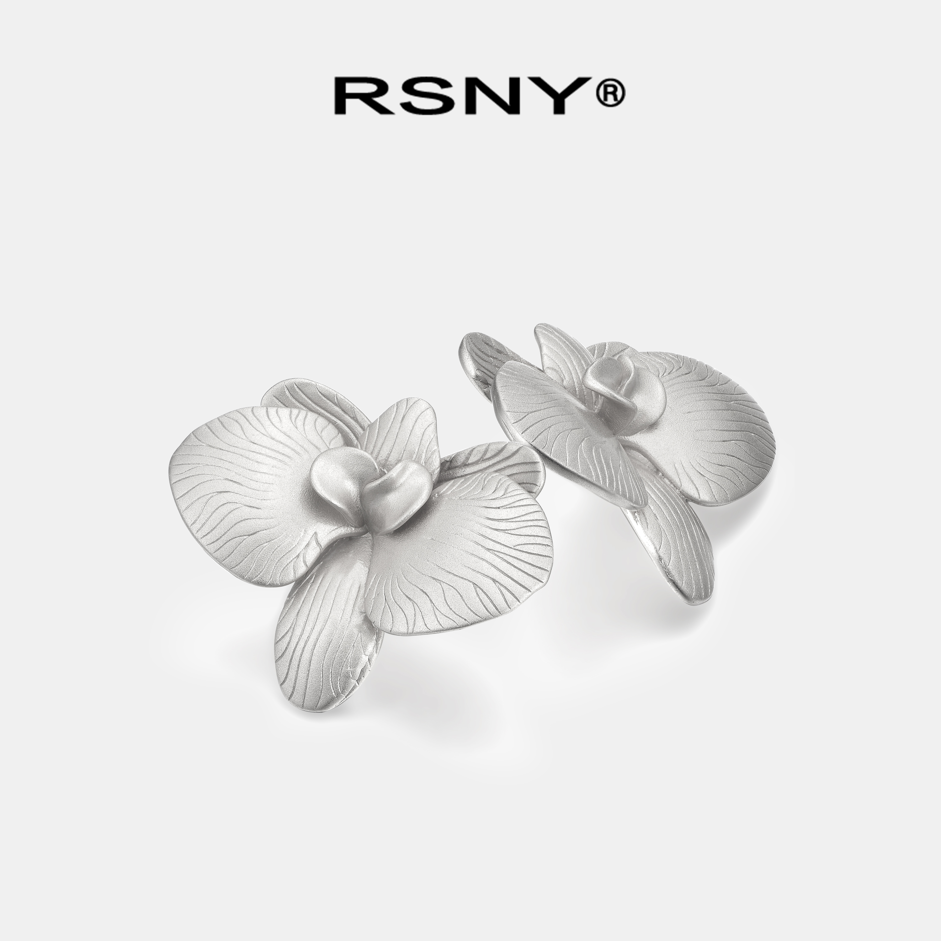 RSNY 铜合金耳饰 The Original花朵装饰耳钉立体花朵造型#R2015