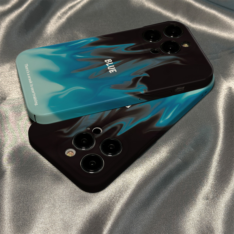 青色火焰适用iPhone14promax苹果13/12/11菲林手机壳全包手机壳保