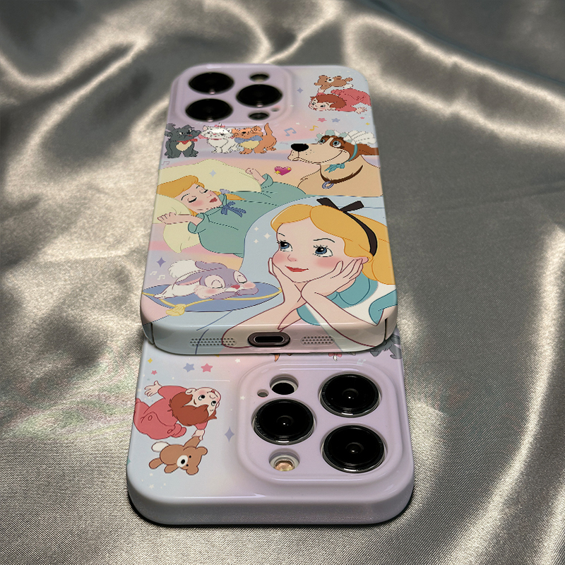 卡通女孩适用苹果14手机壳iphone13pro/11/12创意x全包防摔卡通手