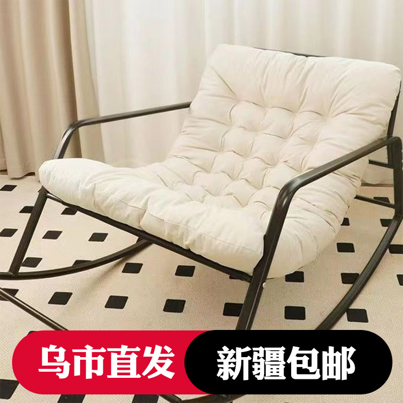 新疆包邮懒人沙发单人阳台卧室休闲摇摇椅可躺榻榻米成人懒人躺椅