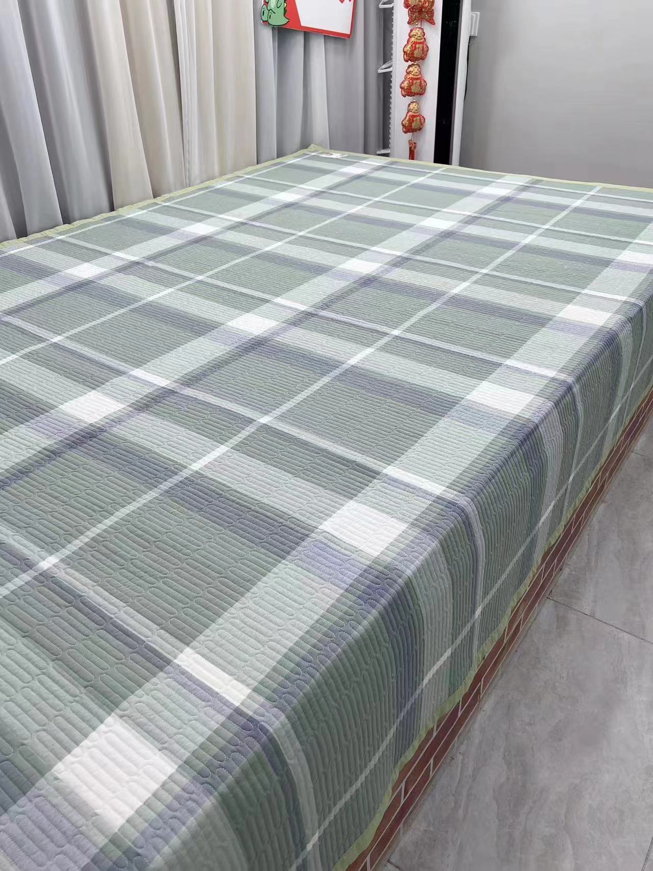 多功能色织纯棉床盖炕盖可机洗不变形(尺码偏小卡码拍大)