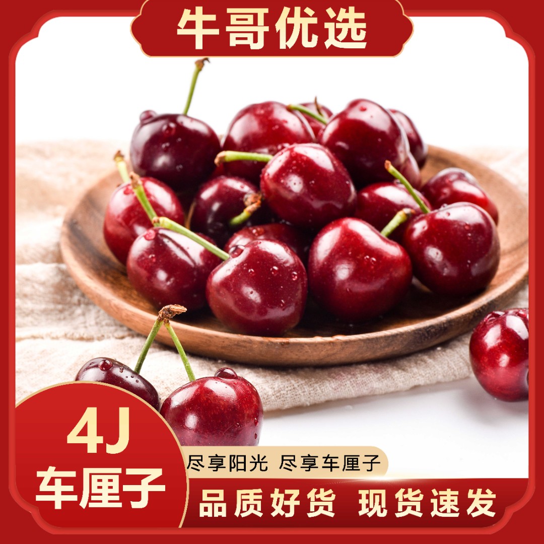 【年货节】智利Regina瑞姬娜4J车厘子5斤/1箱