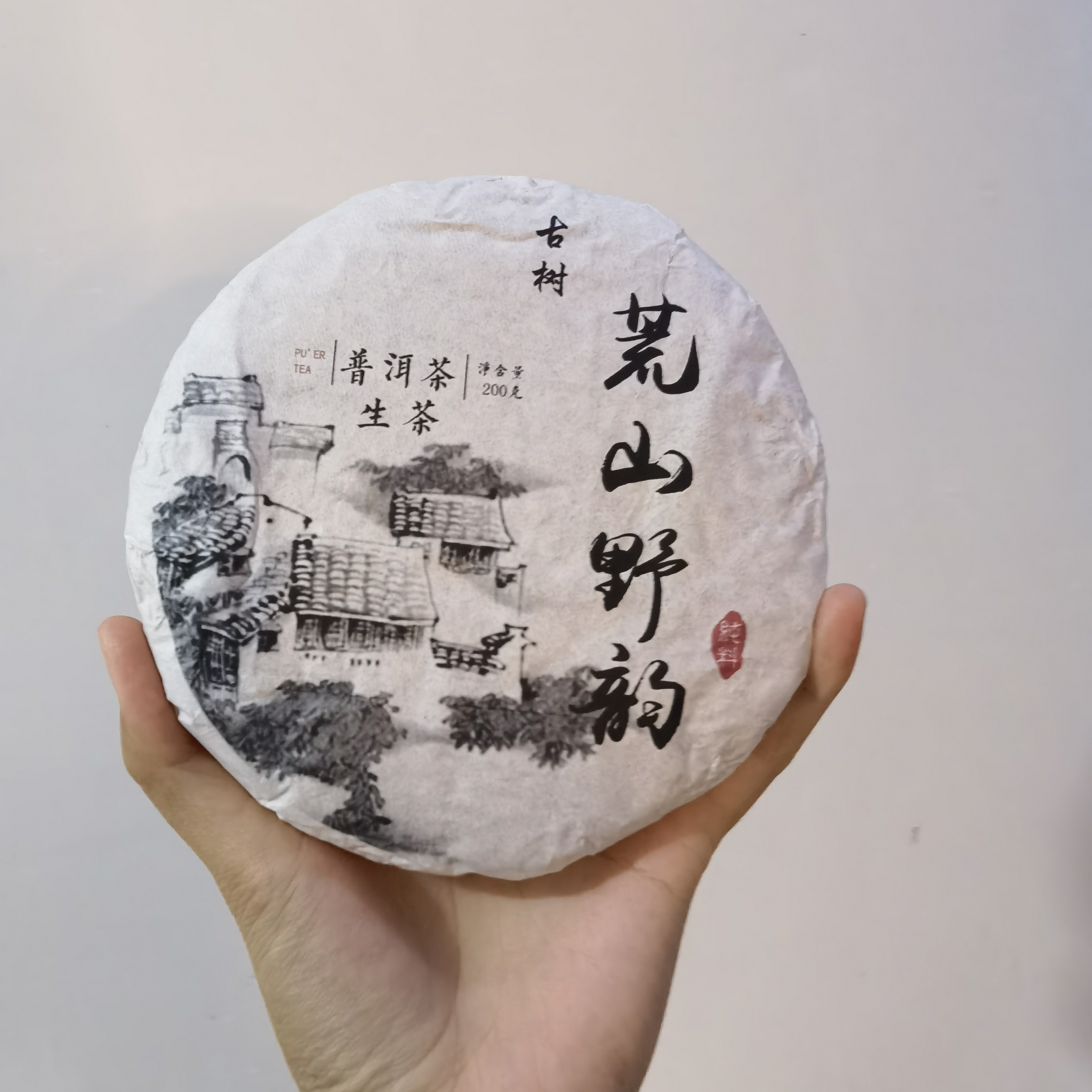 荒山野韵老树梅子生茶冰岛景迈山生普正宗经典58大雪山班章台地茶