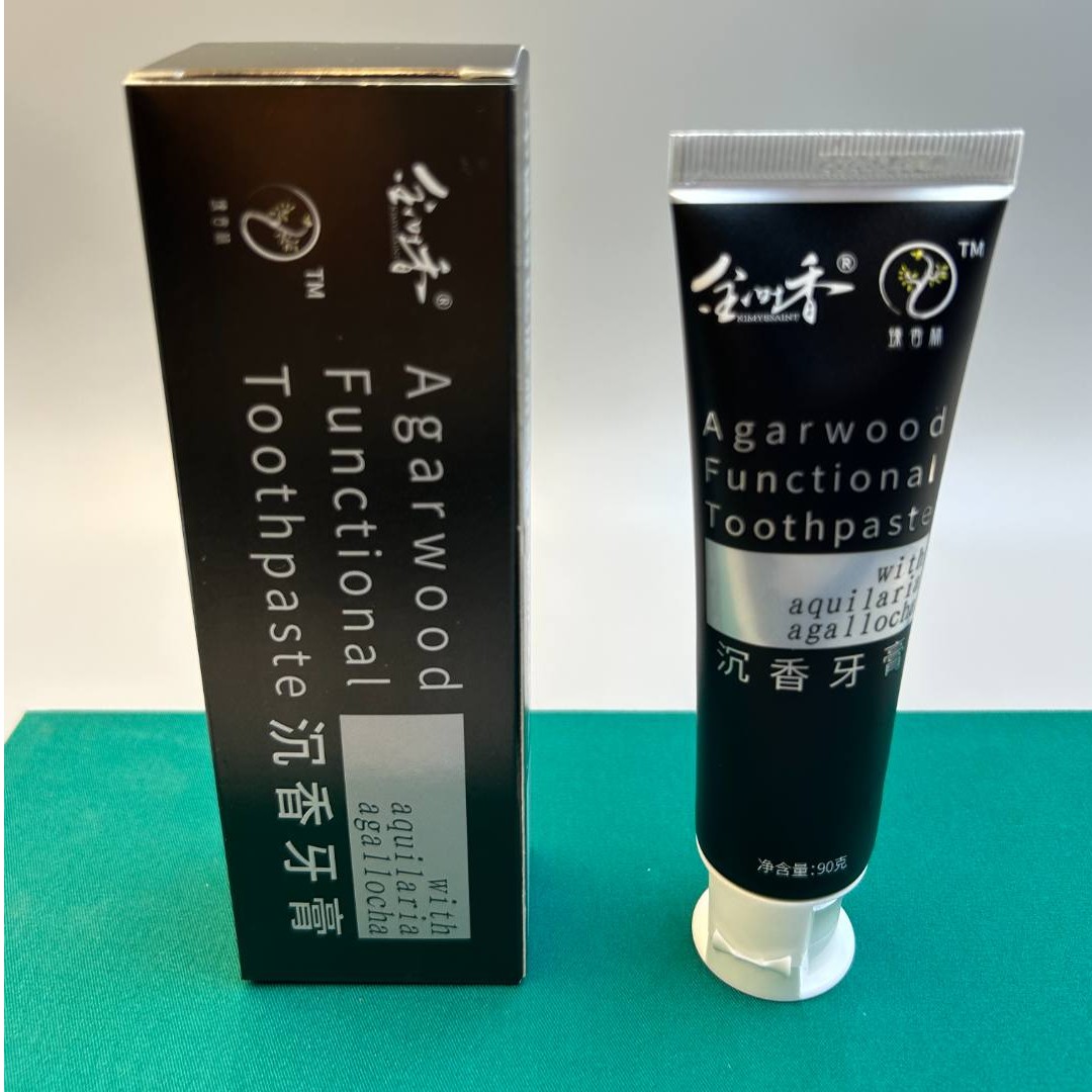 金叶香沉香美白清新护龈功效型牙膏90g