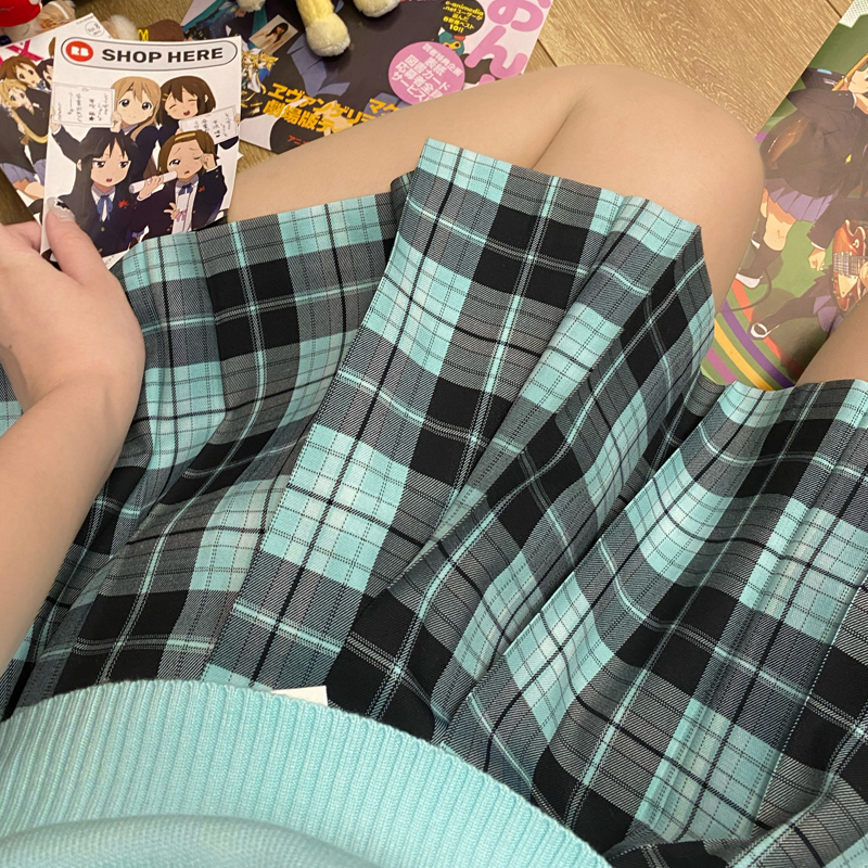 薄荷音/零度句号原创正版jk格裙校供感动漫风日系学院风百褶裙女