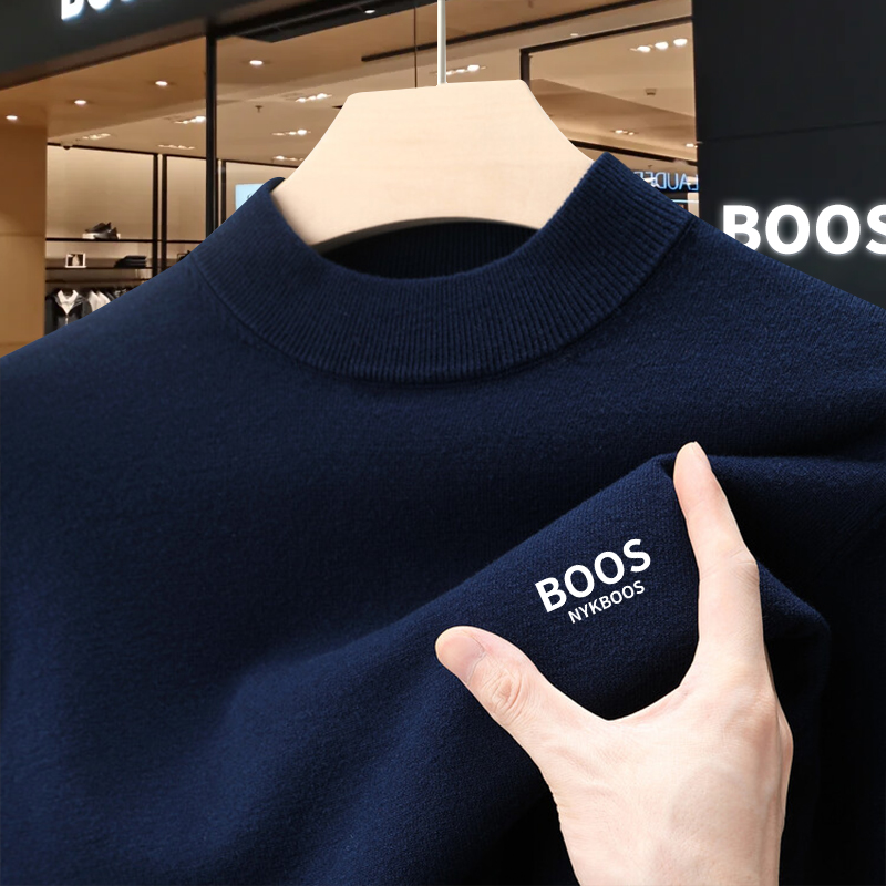 香港专柜【限购两单•品质山羊 绒】德式秋冬男士大码可机洗羊绒衫