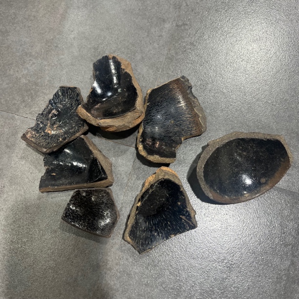 建窑建盏南宋兔毫标本
