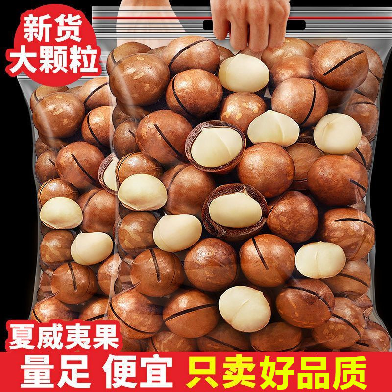 优质营养奶香酥脆美味新货夏威夷果薄壳奶油香味健康坚果大果干果
