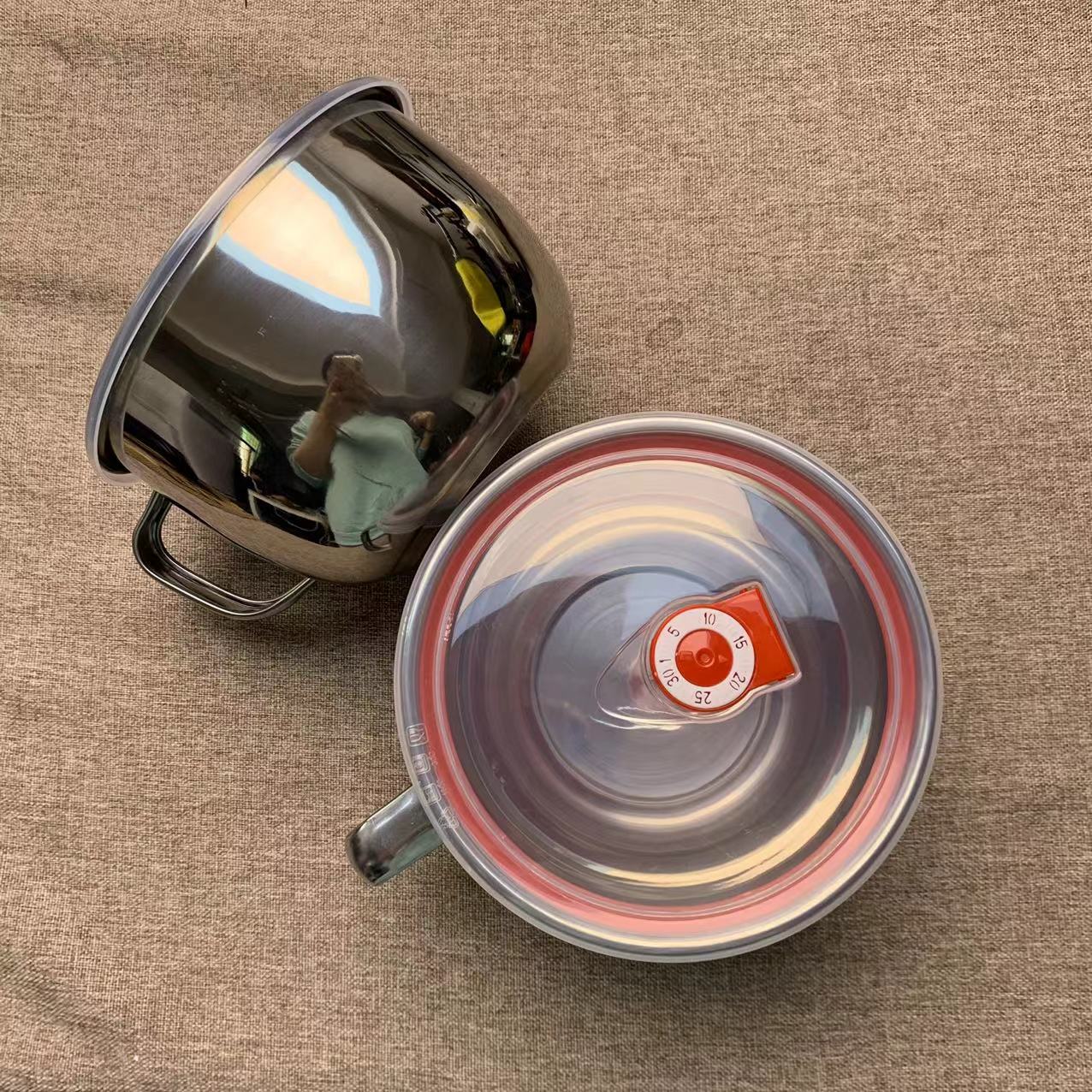 【加厚】14cm单耳加深保鲜碗2个高档款外贸出口【汤姆粉丝专属】