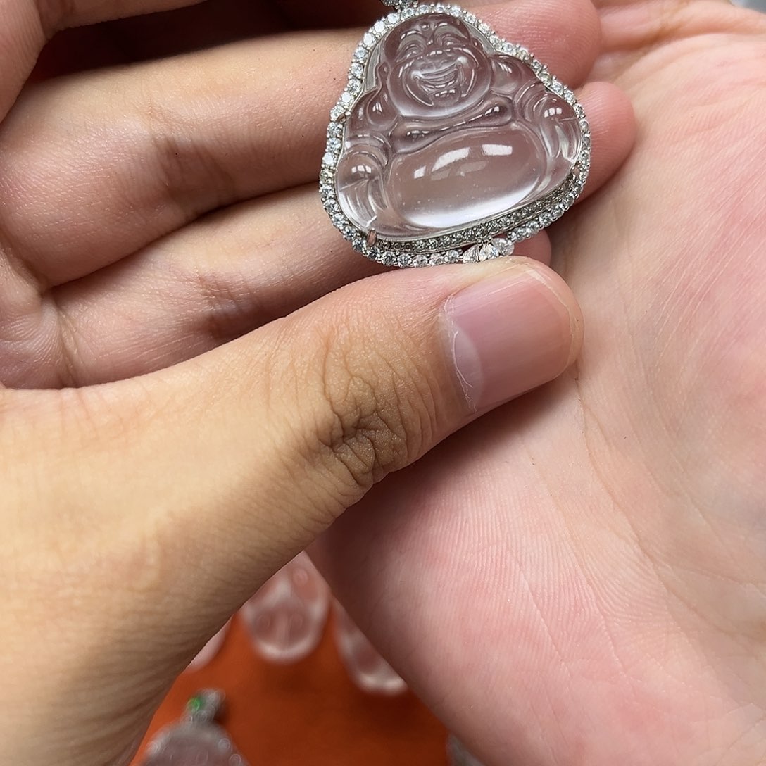 【闪购商品】石英质玉颈饰银S925镶嵌?****?