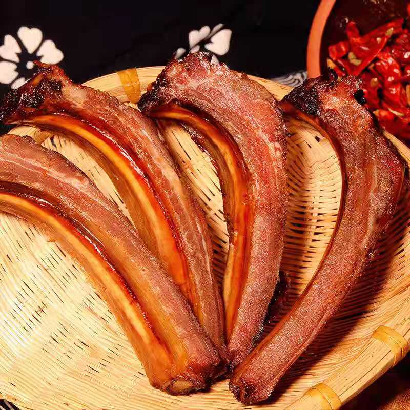 无品牌【现称】腊排骨四川腊排骨红烧排骨腊肉排骨批发土猪1斤5斤