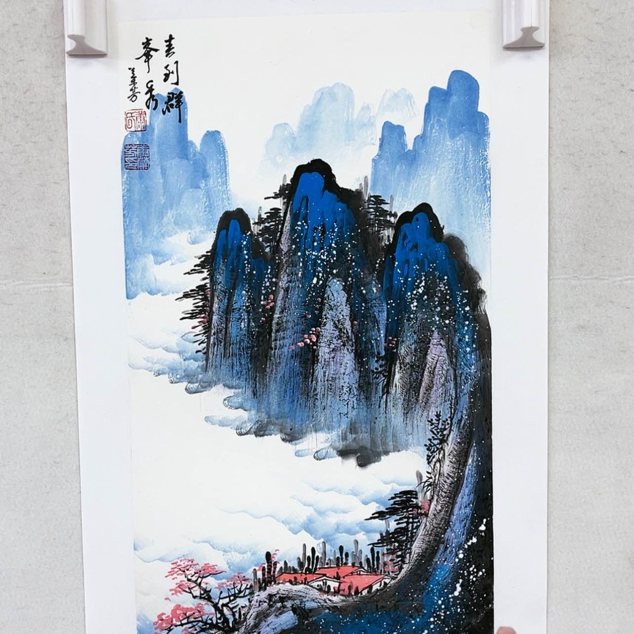 【闪购商品】书法大红袍真迹康兰芳作品