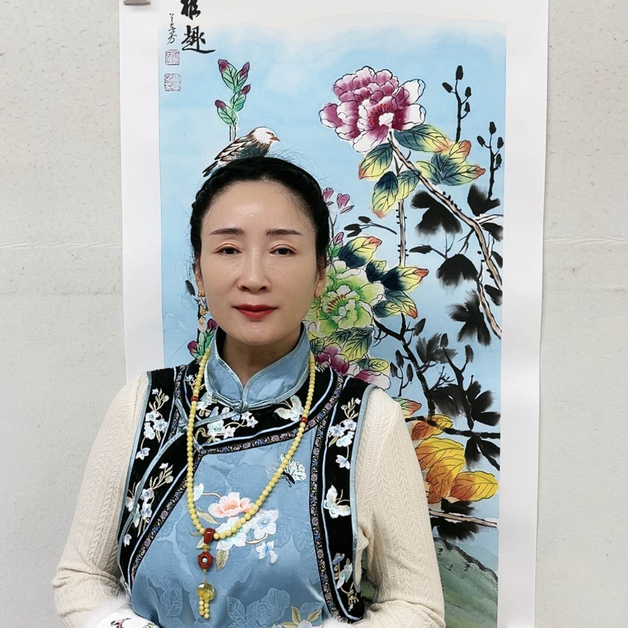 【闪购商品】书法大红袍康兰芳老师真迹