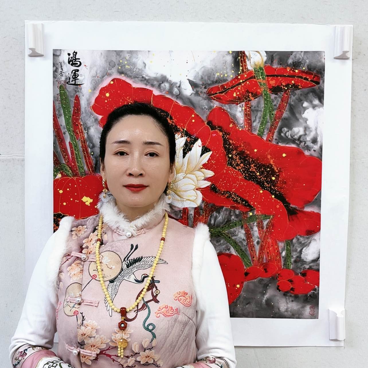 【闪购商品】书法大红袍真迹康兰芳作品