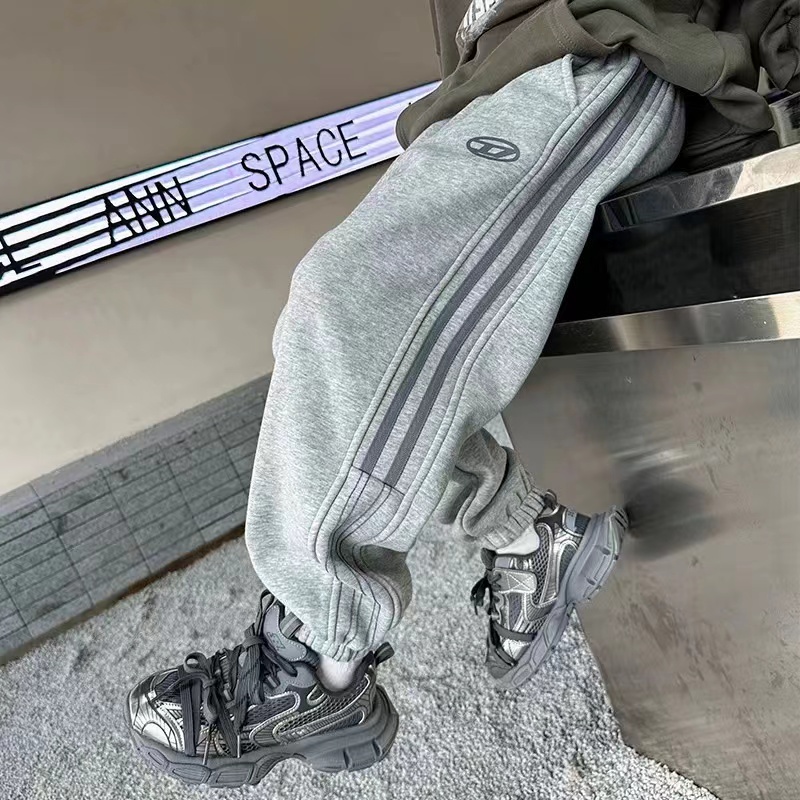 【加绒/不加绒】儿童卫裤宽松中大童裤子童装休闲裤卫裤运动裤男童