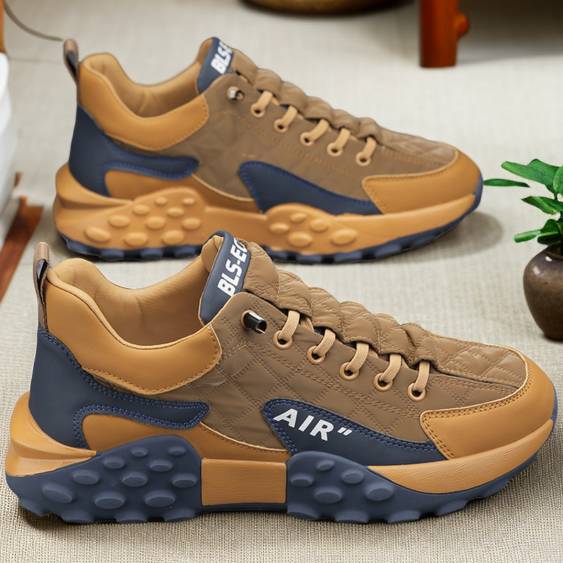 男士运动休闲鞋秋冬季休闲板鞋潮流厚底老爹鞋百搭潮鞋大码鞋防滑