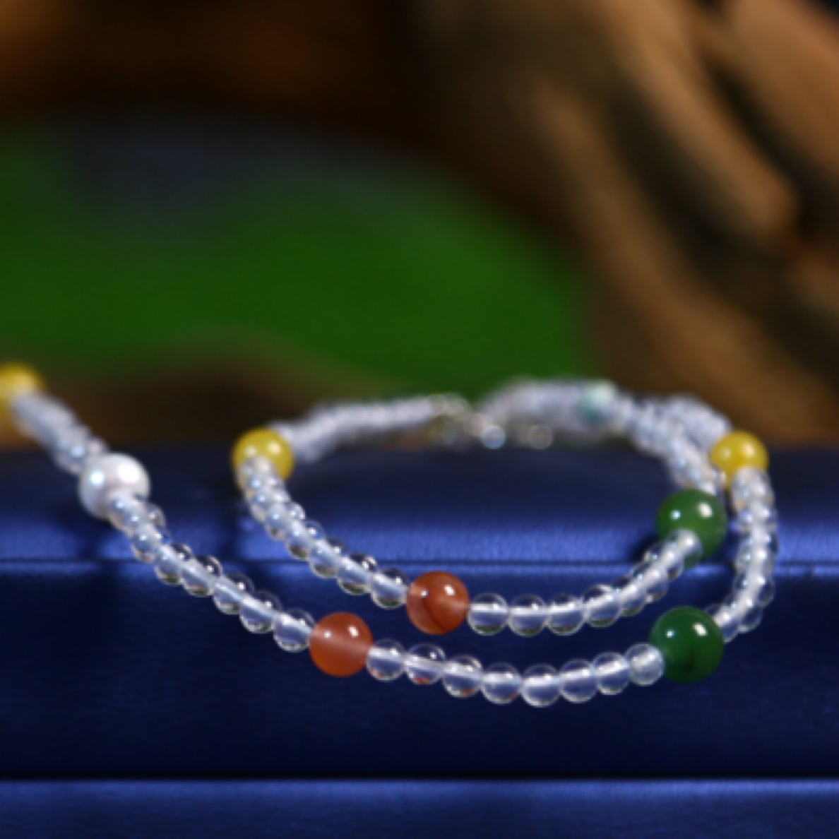 多宝水晶项链 时尚百搭款