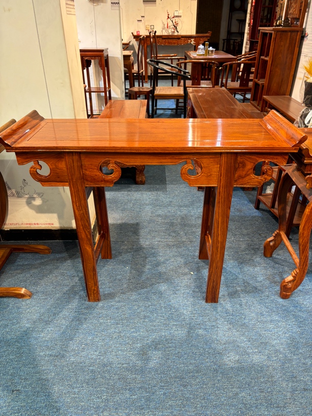 红木家具刺猬紫檀玄关桌条案桌