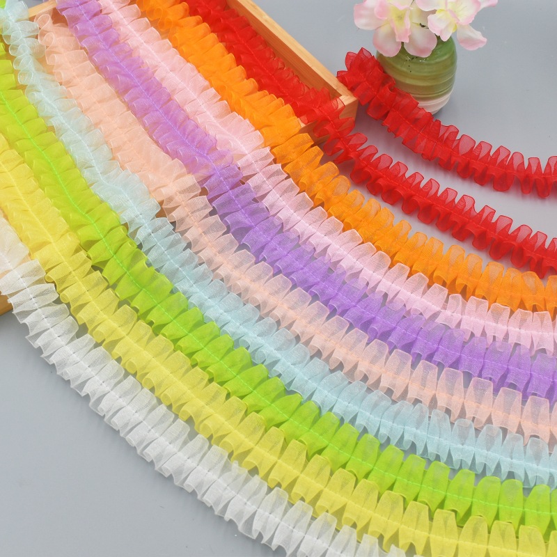 10米价雪纱带工字鱼骨花边服装服饰手工装饰材料打折花边