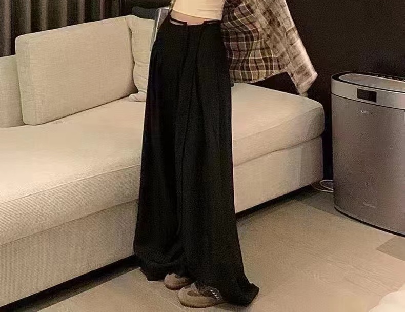 时尚高端阔腿裤。