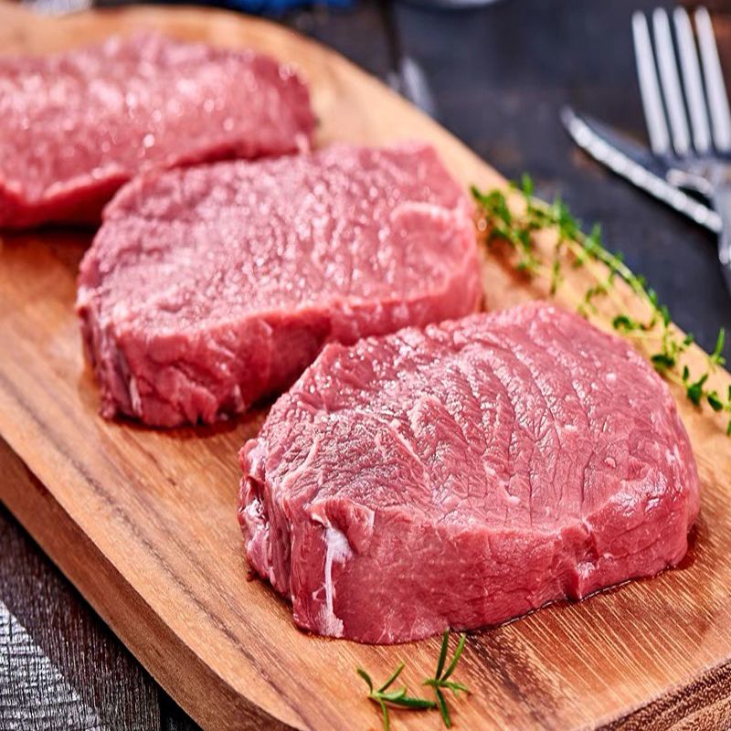 【西餐厅推荐】150克原肉整切腌制菲力西冷牛排厚切嫩牛排儿童成人