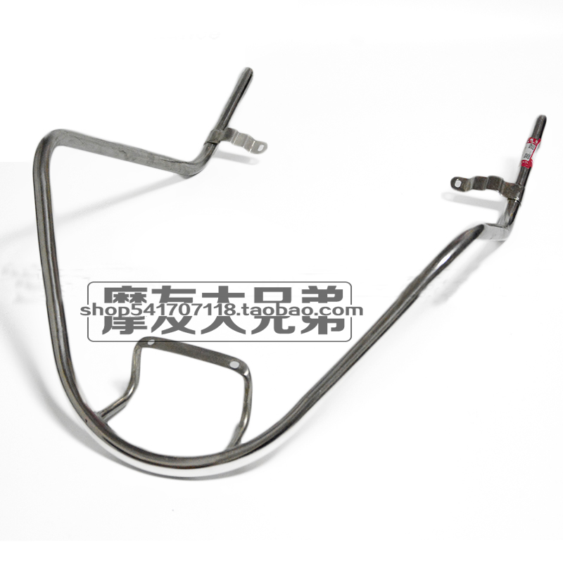 适用豪爵踏板VF100 HJ100T-8 8C前后不锈钢保险杠护杠护杆摩托车
