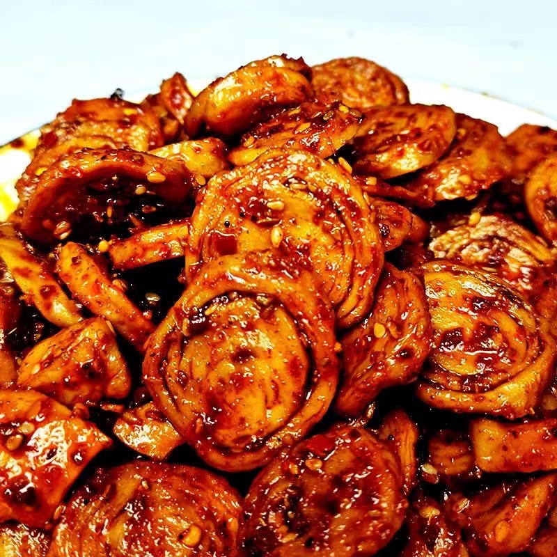 手工麻辣面筋圈下饭小吃烤面筋麻辣休闲食品