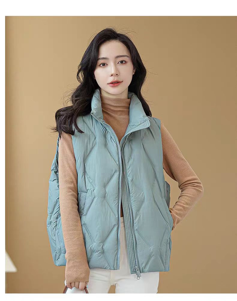 ZJ 2409-10服装纸样裁剪图女羽绒马甲缝纫纸样