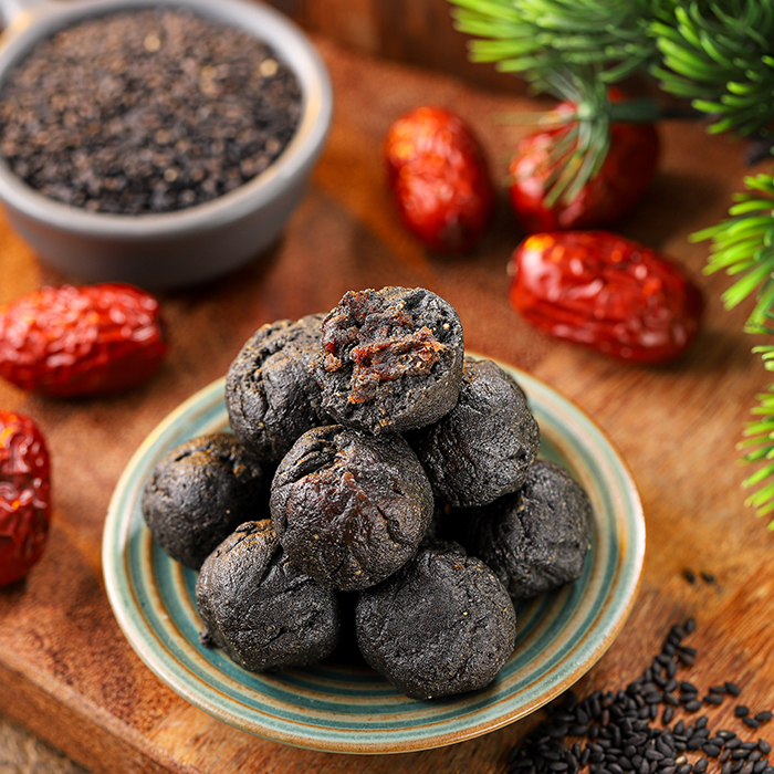 玖制诚品  九蒸九晒黑芝麻丸 原味不含糖 300克古法制作匠心