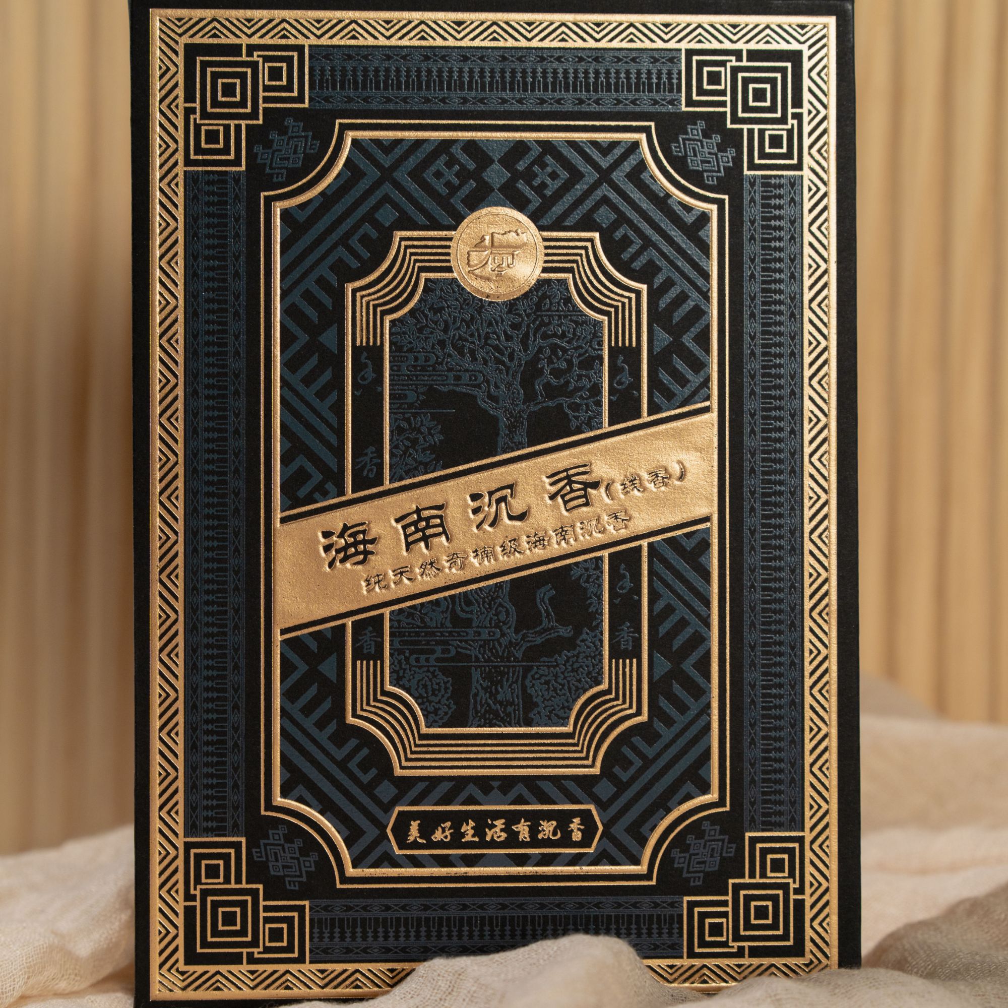 海南沉香方形线香香熏安神助眠提神净化空气天然纯正香材28克礼盒