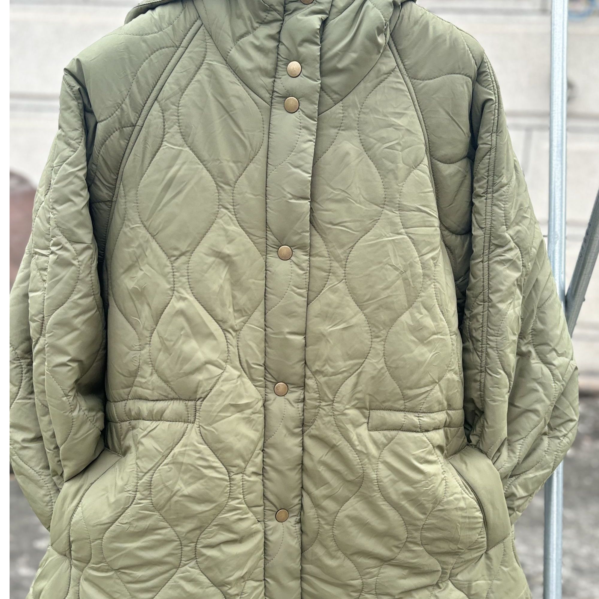 大码时尚款连帽棉服可收腰，加厚零下保暖穿百搭休闲