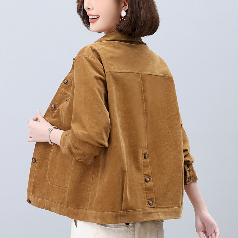 3303外套女春秋2024新款韩系时尚休闲中年妈妈小个子短款穿搭上衣