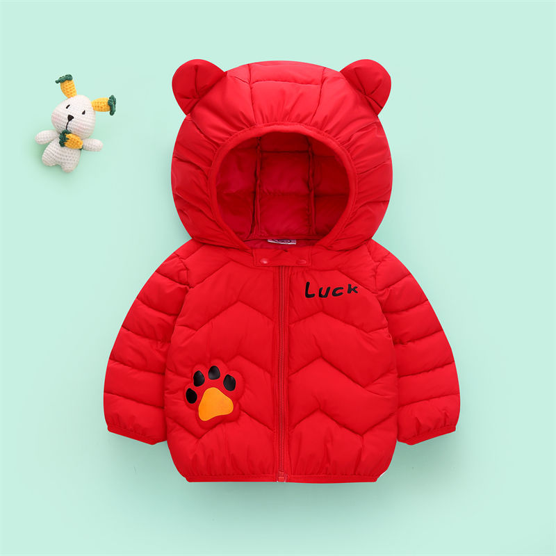 童装潮款Y秋冬新款儿童绒服轻薄款男女童洋气衣婴儿宝宝童装保
