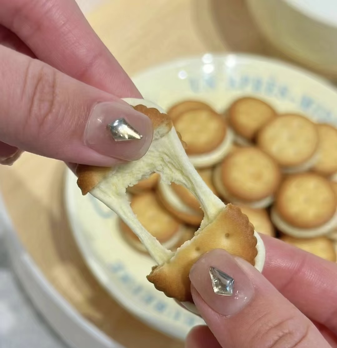 好吃到拉丝的汉堡酥饼干一盒装