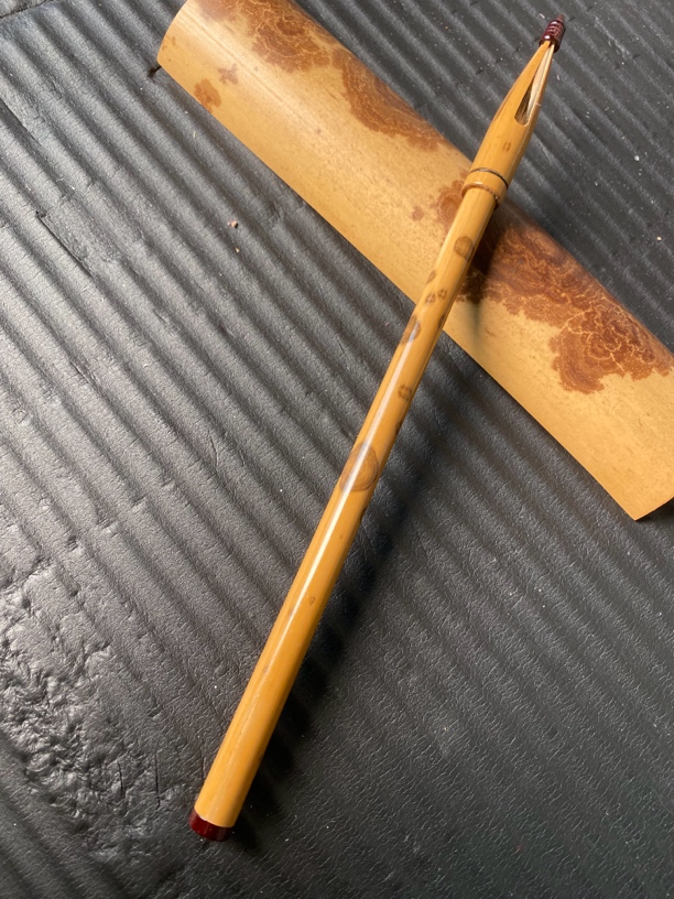 黑湘妃竹兔毫鸡距笔