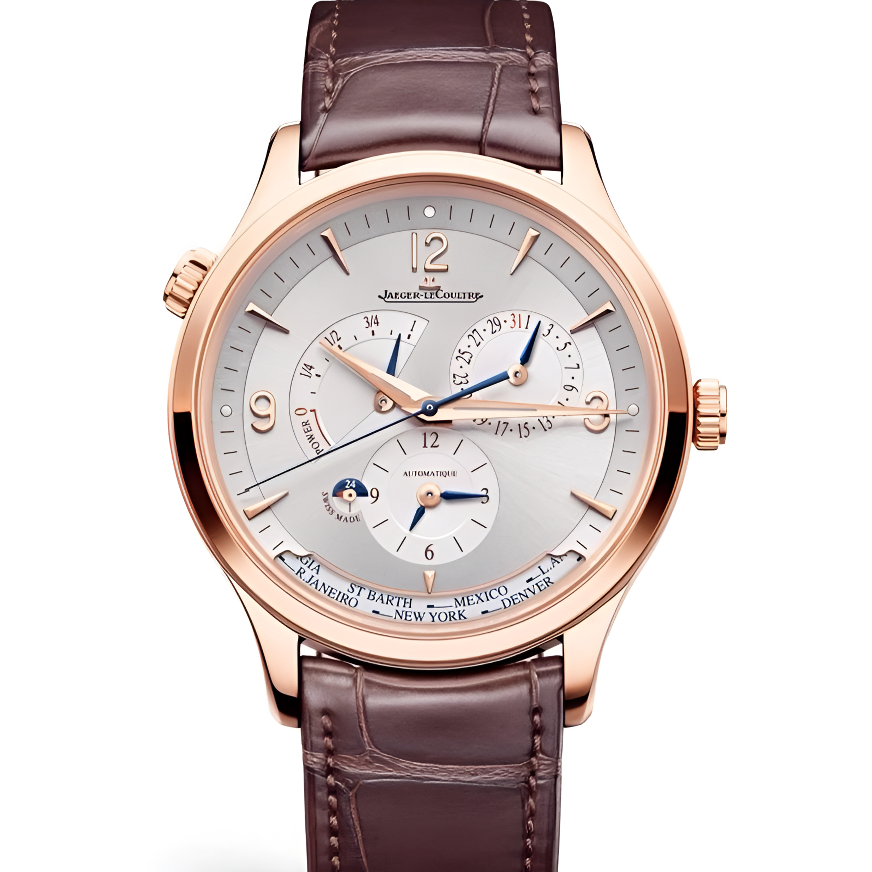 99新 Jaeger-LeCoultre/积家 地理大师/4122520/玫瑰金/二手/全套