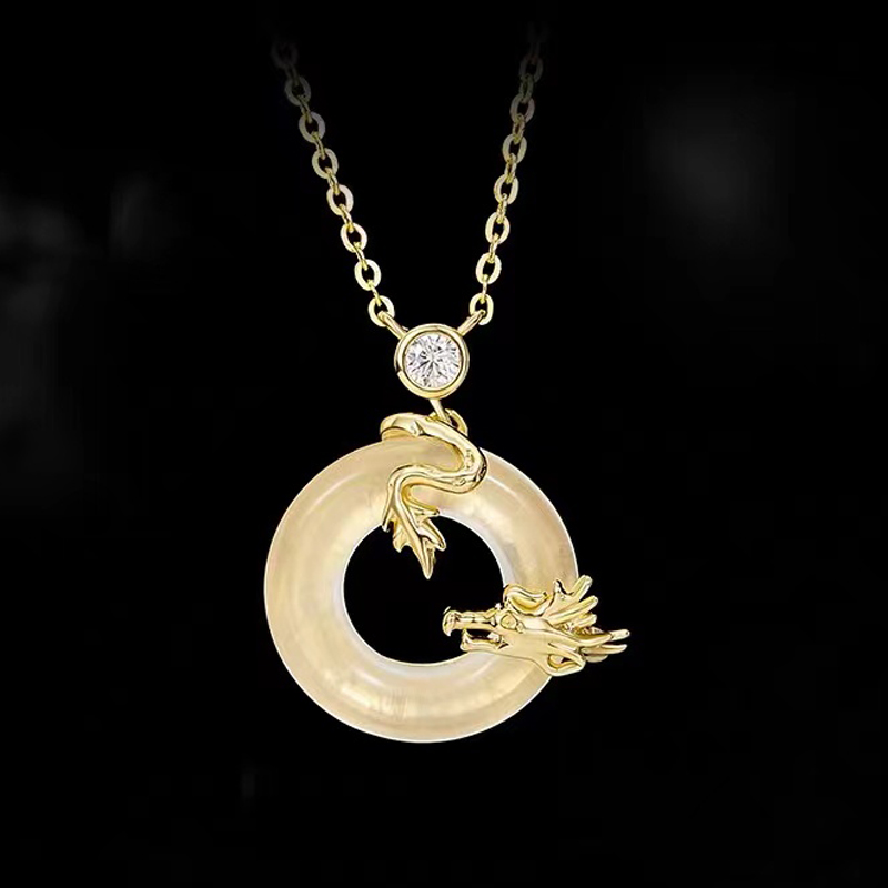 链子925银 吉祥龙项链小众轻奢不掉色精致时尚款百搭国风简约古法