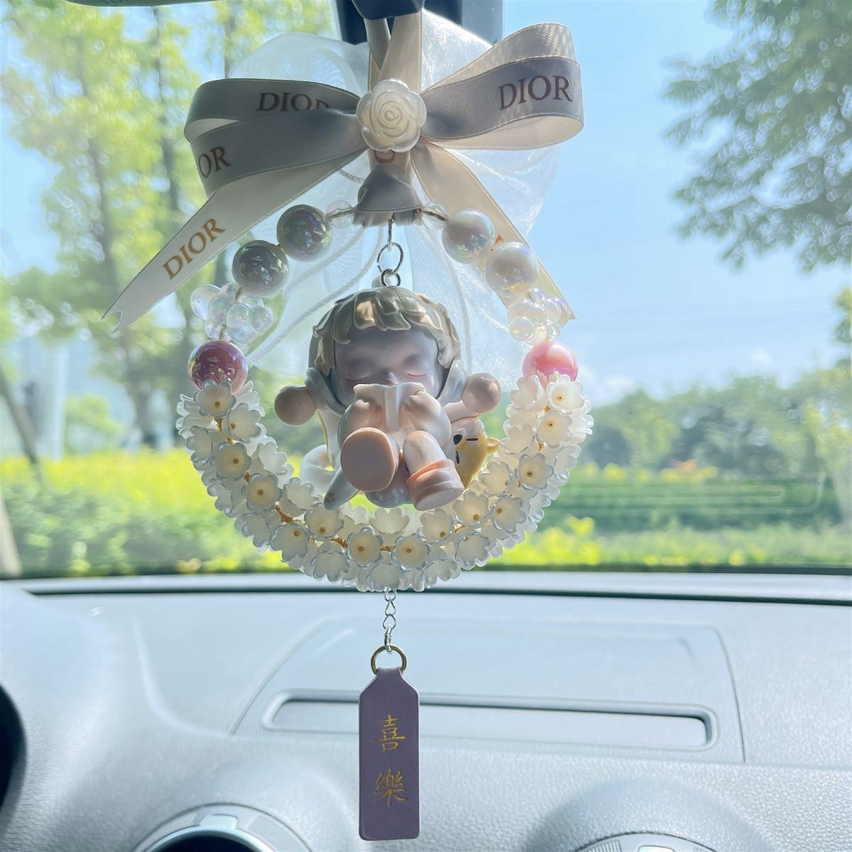 潮玩玛特车挂sp温度系列挂饰汽车后视镜内饰挂件DIY手工礼物摆件