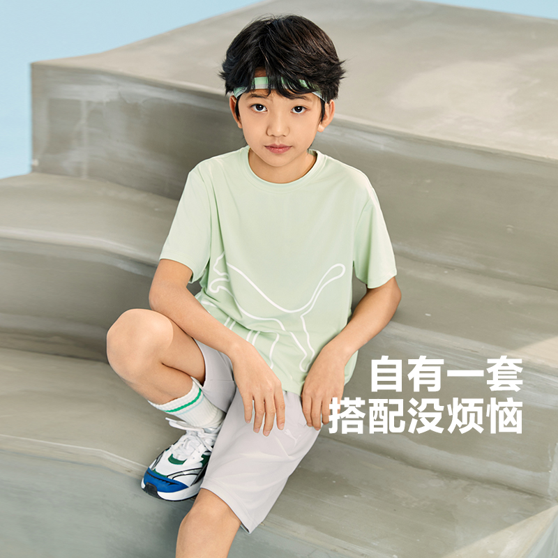 【PUMA】彪马儿童短袖套装 运动吸湿清爽透气353224119202