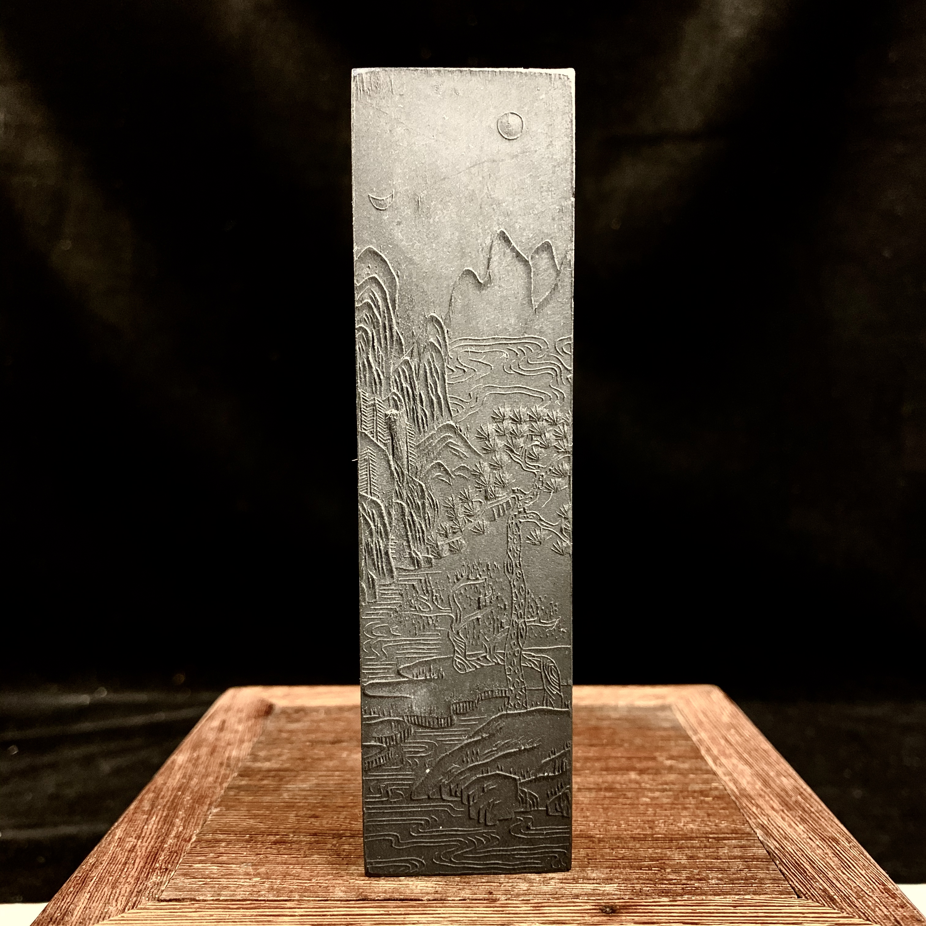 九十年代中国书画墨上海墨厂天保九如油烟101克法2两无包装无码