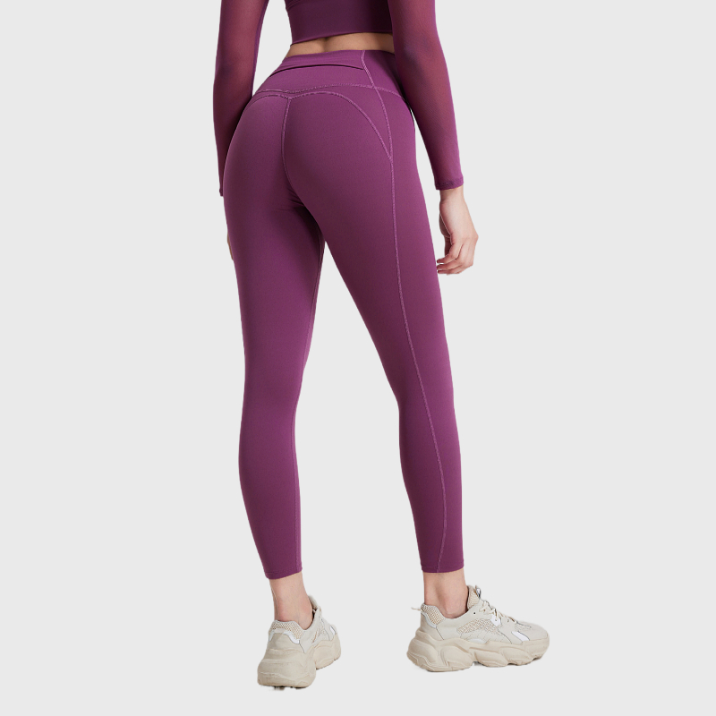 高腰提臀瑜伽长裤女外穿蜜桃提臀运动长裤紧身跑步专业训练健身裤