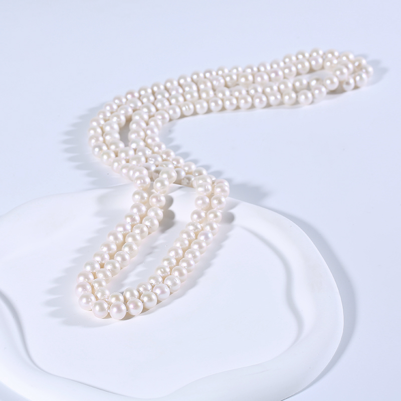 非金属仿珍珠项链 LEMONDISIN气质优雅时尚珠珠百搭素款经典项链