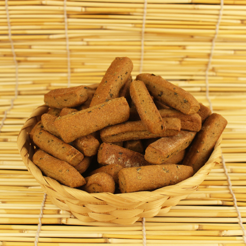 老式传统杠子条 0添加蔗糖传统糕点 椒香味500g 全麦荞麦饱腹