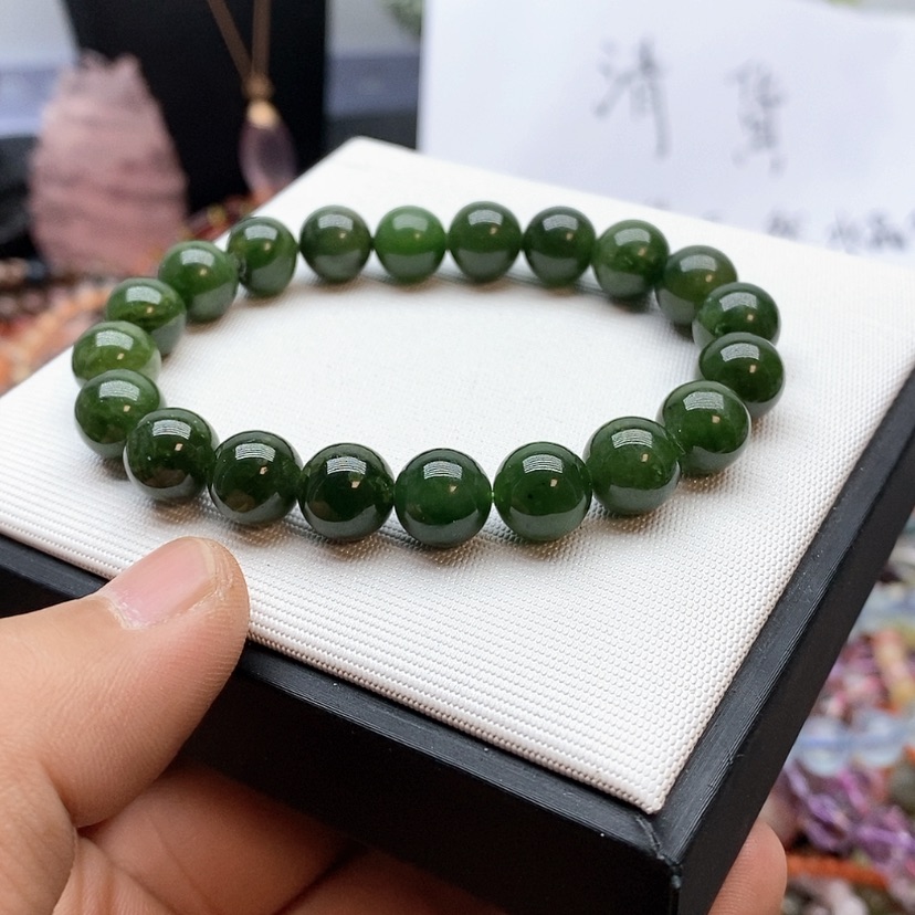【闪购商品】和田玉（碧玉）手链未镶嵌