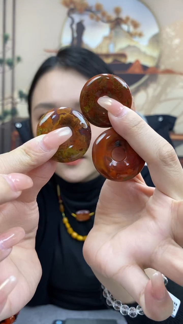 【闪购商品】玛瑙/玉髓D19（多样性发一个）未镶嵌吊坠