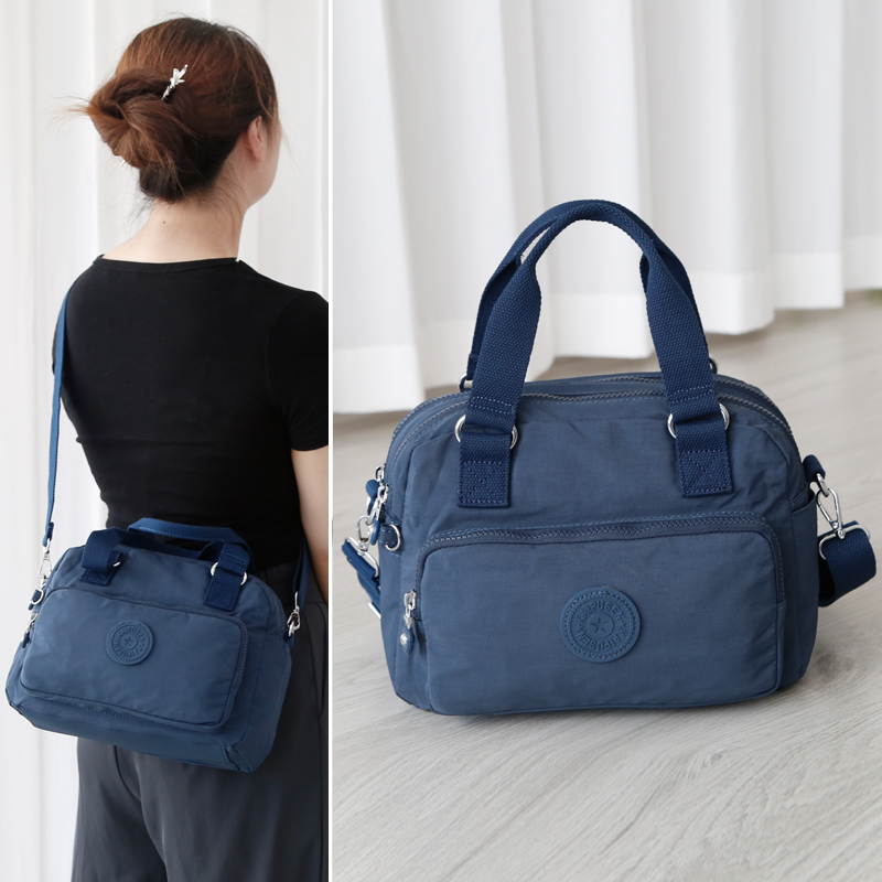 2025新款单肩斜挎包女时尚休闲布包妈妈手拎包防泼水斜跨手提大包