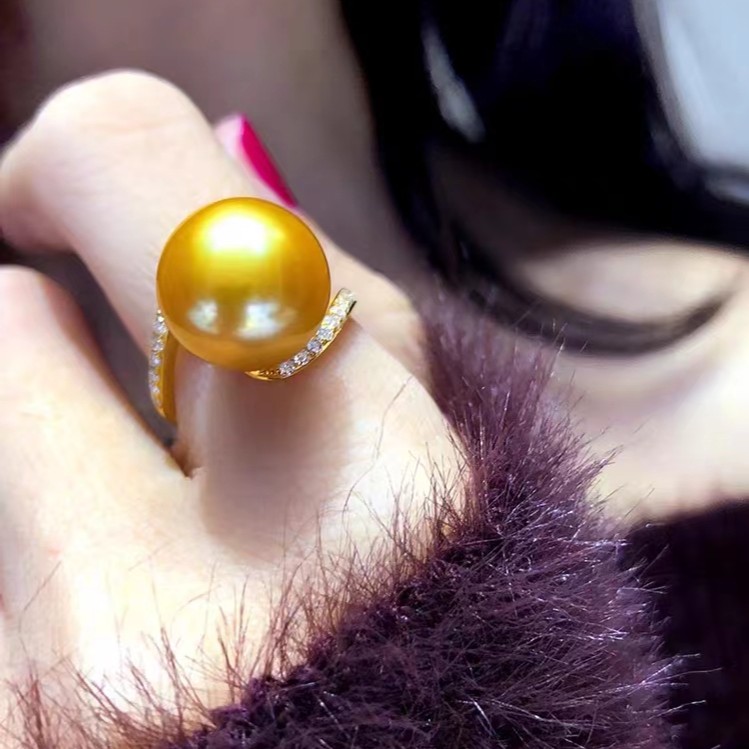 合金戒指 经典环绕镶嵌高贵活口戒指强光卡12-14气质时尚简约女王