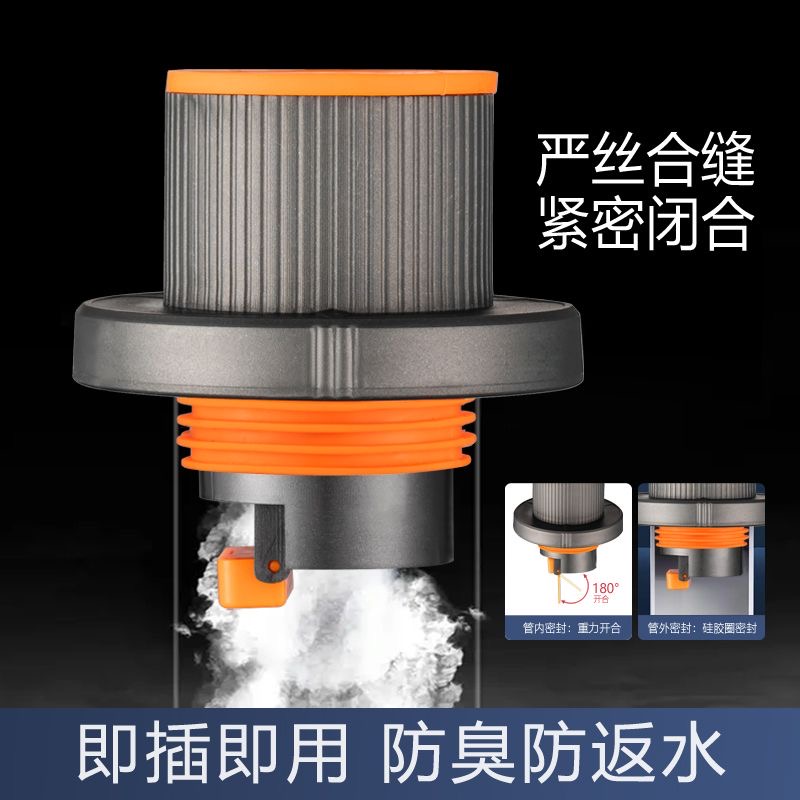 下水管防返臭神器洗脸盆硅胶防臭密封塞  XS03