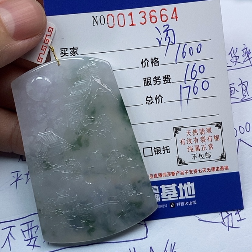 【闪购商品】翡翠颈饰未镶嵌汤****圆