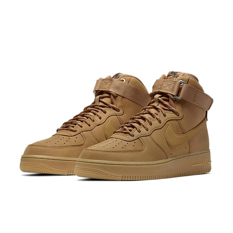 Nike Air Force 1 AF1小麦空军一号 高帮男子复古板鞋 CJ9178-200